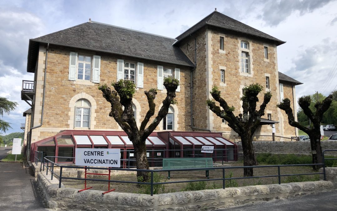 Le centre de vaccination d’Espalion