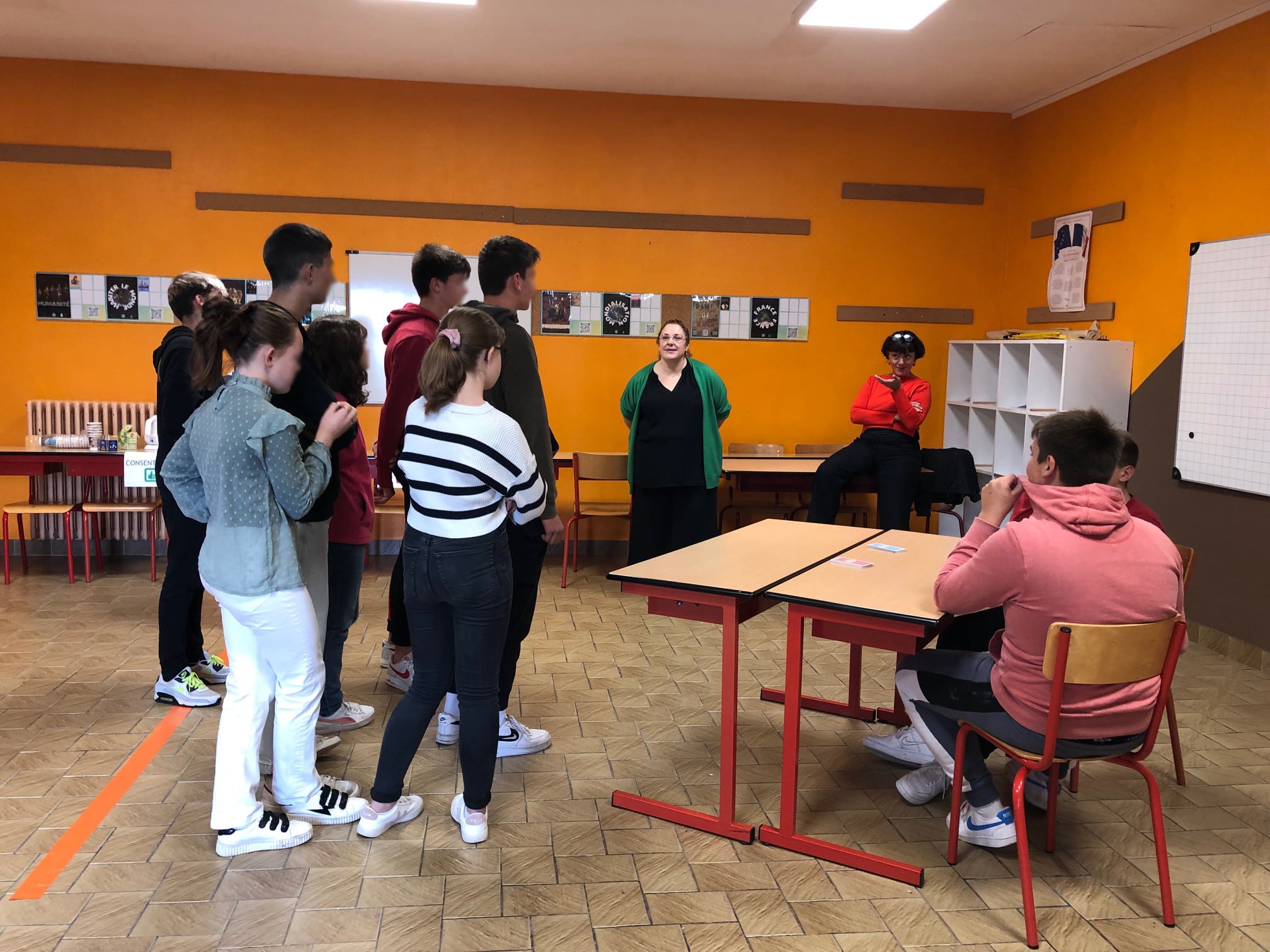 Les collégiens de Laguiole ont parlé « consentement » autour d&rsquo;une tasse de thé