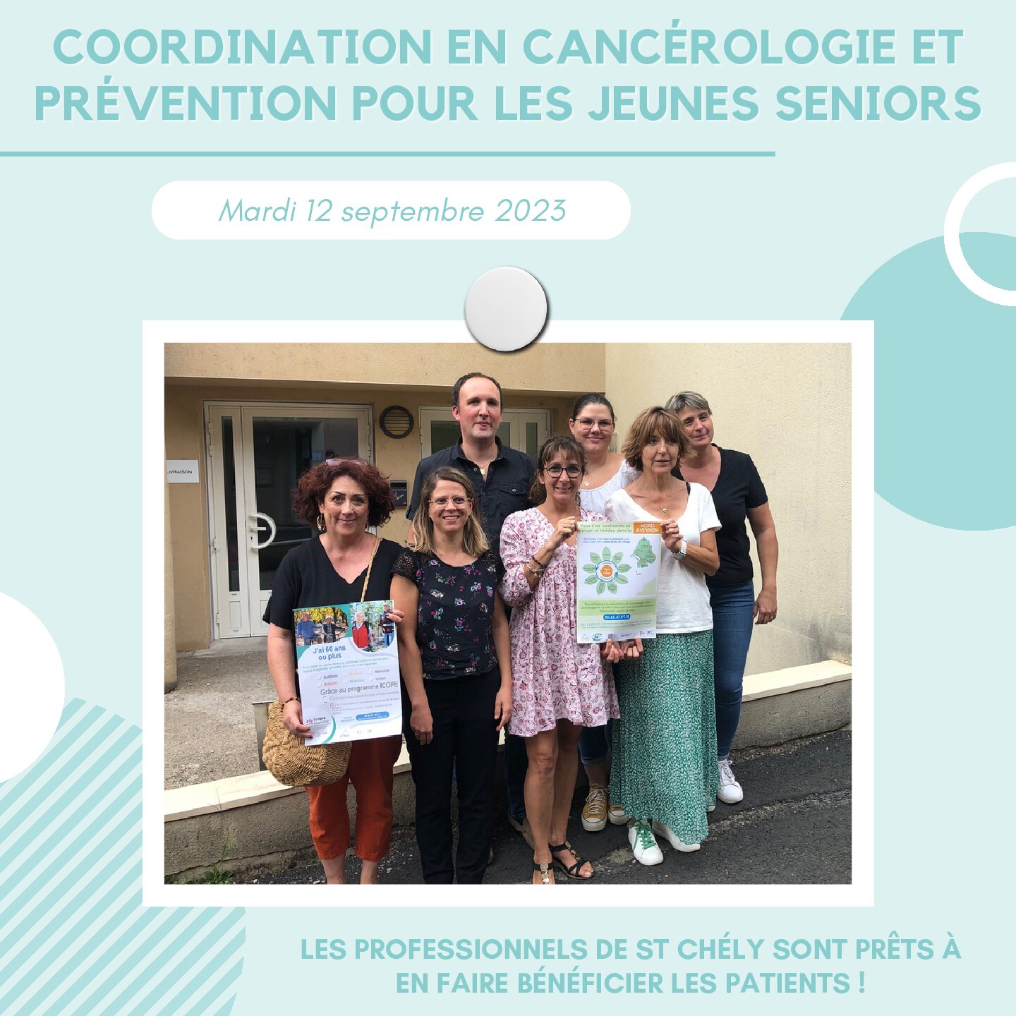 Début de la tournée de présentation en Nord Aveyron des Parcours Cancer et Seniors