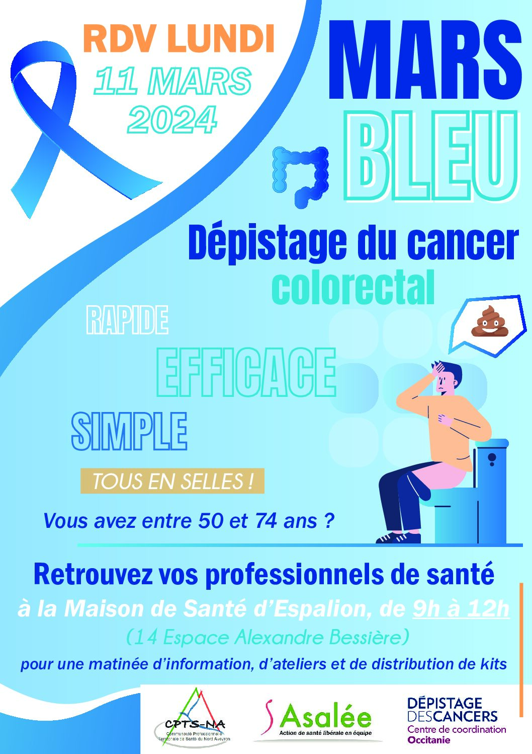 Mars Bleu : Dépistage du Cancer Colorectal