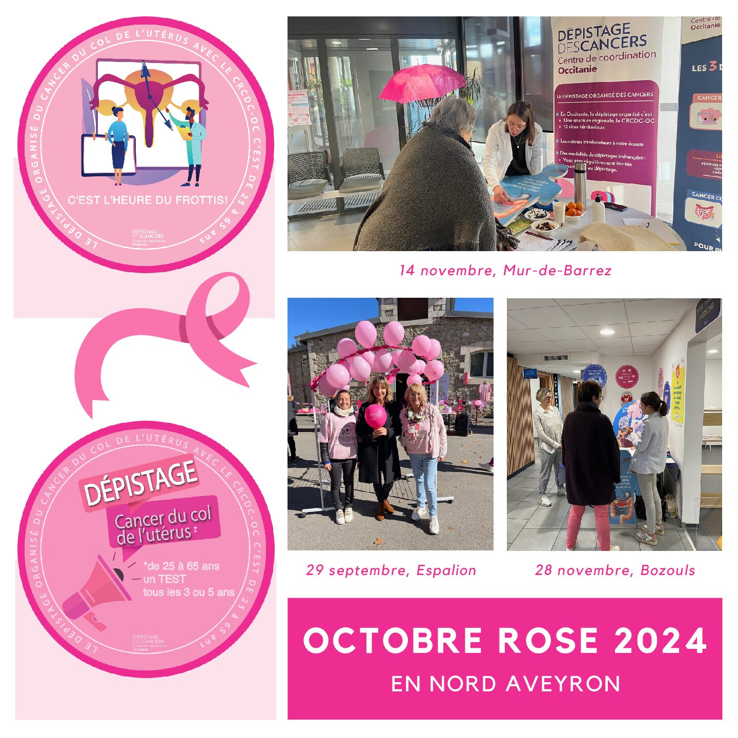 Octobre Rose en Nord Aveyron : Retour en images